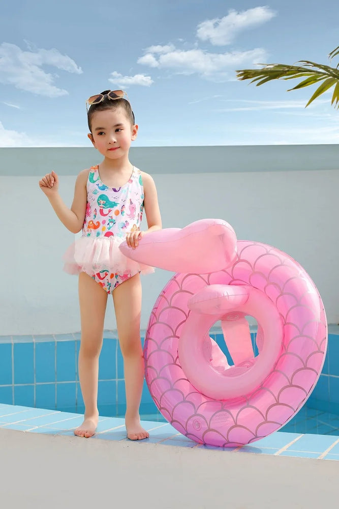 Baby Float with Sunshade | Flamingo & Unicorn Pool Swimming Ring