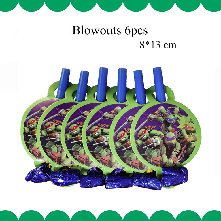Decoration Birthday Turtlei Disposable Tableware Set Party