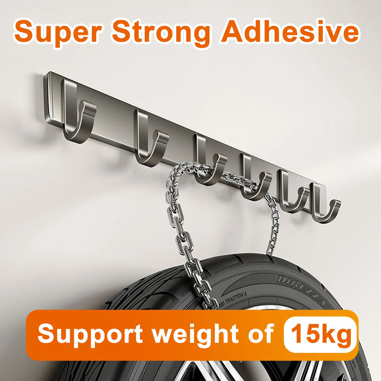 Non Perforated Bathroom Hooks,Wholesale of Door Hooks, Space Aluminum, Bedroom Storage, Clothes Hanger Hooks, Wall Clothes Hook