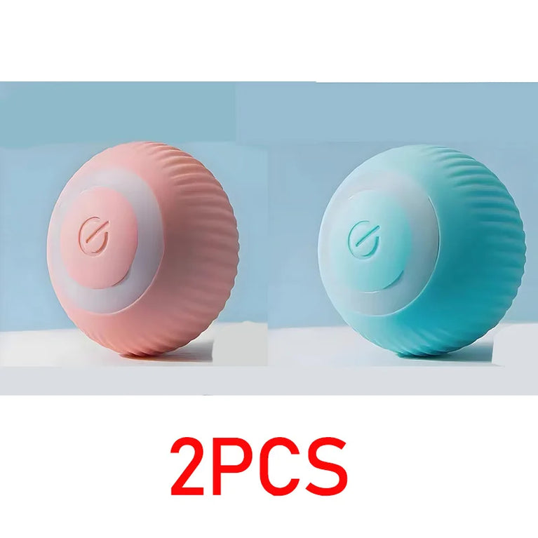 New Interactive Cat Ball Automatic Indoor Electric Roll Silicone Pet Toy MWJ01