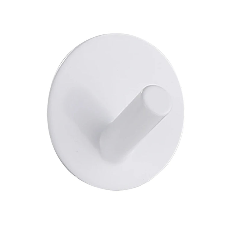 Self Adhesive Wall Hooks Towel Holder Bathroom Door Key Cloth Coat Robe Hanger Kitchen Hardware Rack Bag Hook Organizer