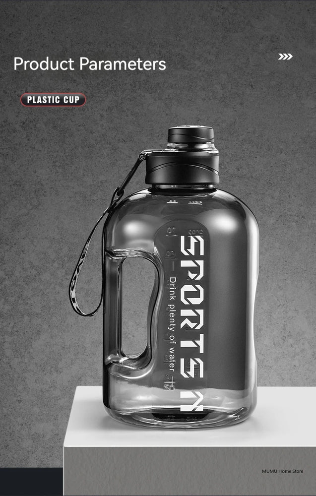 Large Capacity Sports Waterbottle 5L Gym Cycling Camping Fitness Drinking Bottle