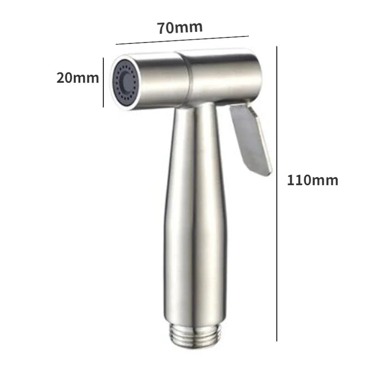 SUS304 Stainless Steel Handheld Bidet Sprayer Set | Vertical Spray Toilet Hygiene System