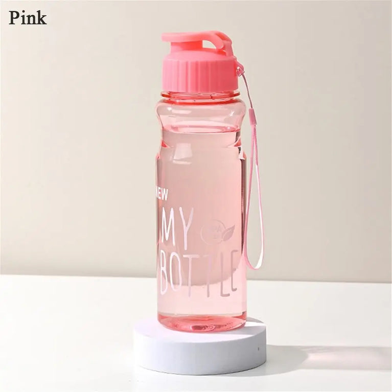 550ML Travel Sport Multi-Color Water Bottle Plastic Water Cup