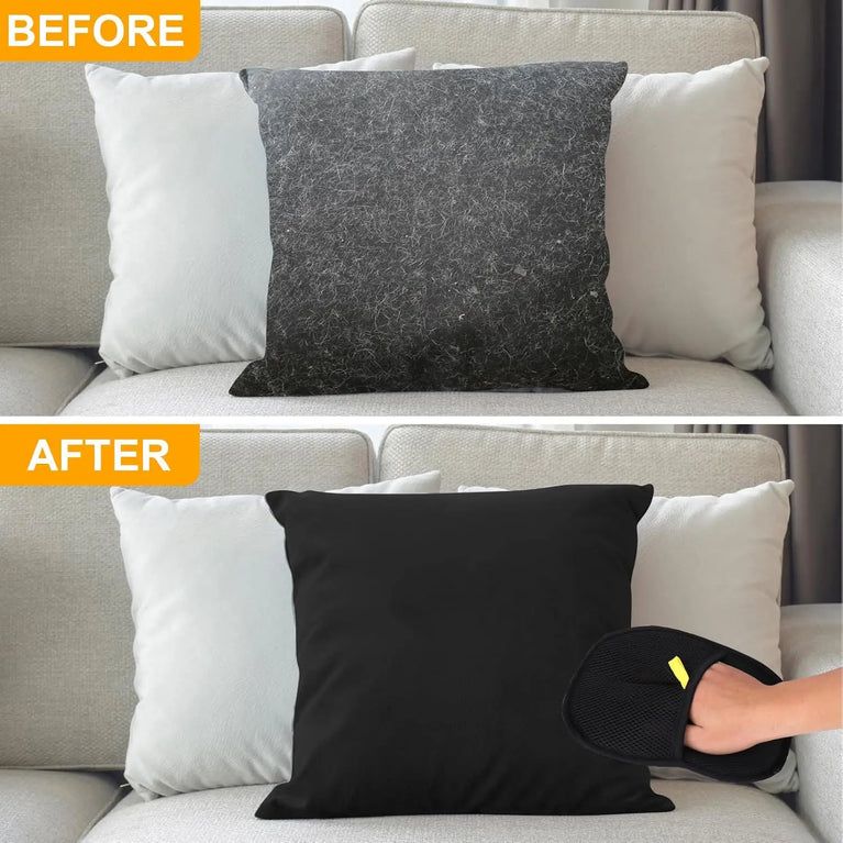 Reusable Electrostatic Pet Hair Removal Mitts Cat Grooming Gloves