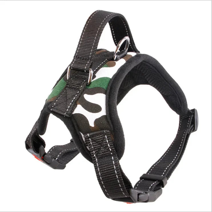 Adjustable Oxford Dog Harness Vest Collar Durable Pet Walking Harness