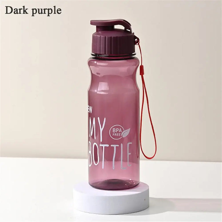 550ML Travel Sport Multi-Color Water Bottle Plastic Water Cup