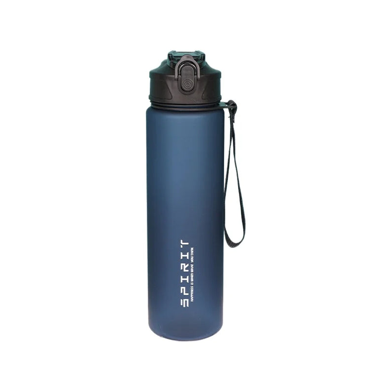 750ml Motivational Leakproof Water Bottle with Straw Large Gym Capacity