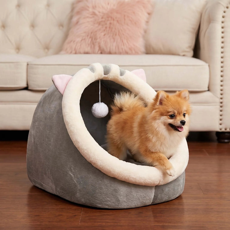 Soft Cozy Cat House Bed Tent Warm Deep Sleep Comfort Nest