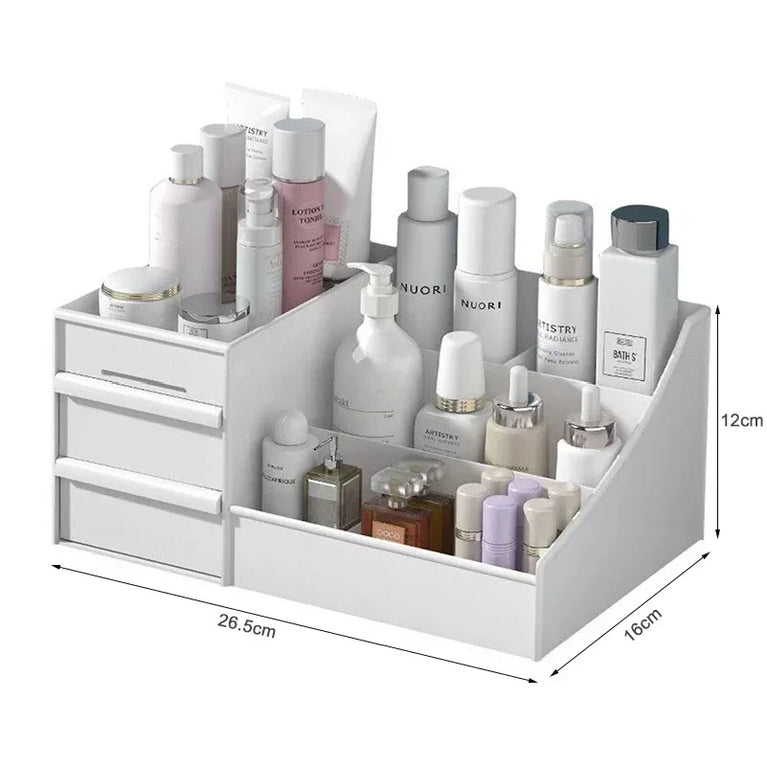Plastic Drawer Makeup Storage Box Desktop Stationery Organizer