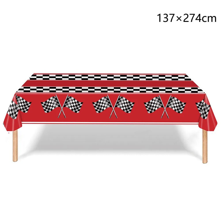 Racing Car Birthday Party Tableware Set Plates Napkins Kids Theme