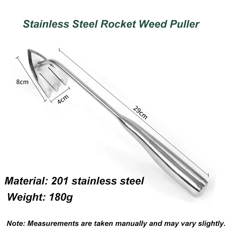 Stainless Steel Weeding Hook Garden Tool for Root Removal and Soil Work