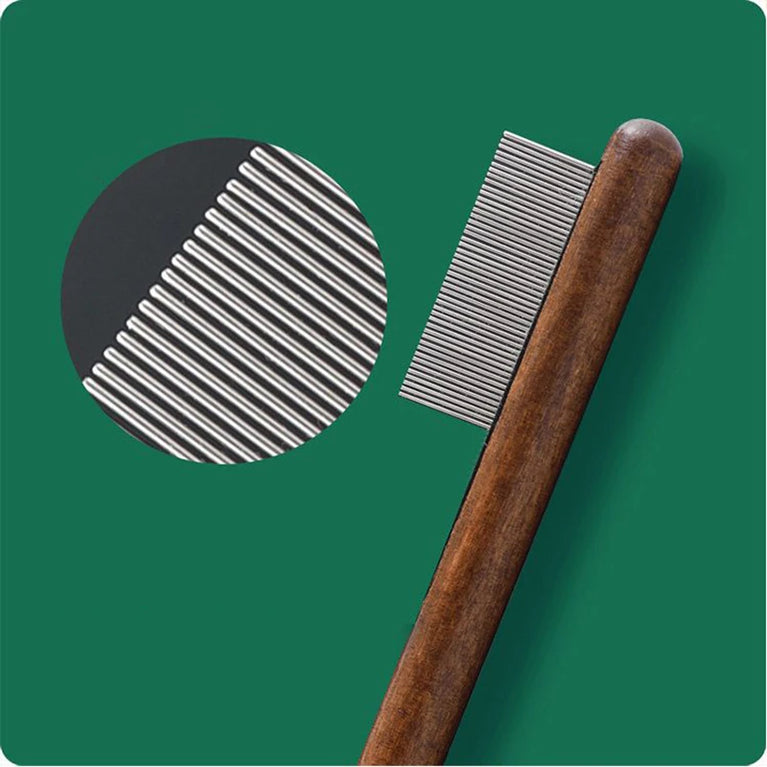 Pet Woodiness Facial Cleaning Comb & Hair Repair Scissors