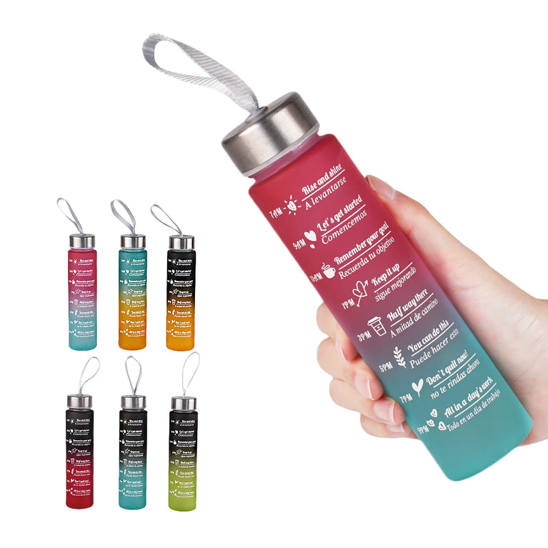 300ML Leak Proof BPA Free Fitness Sports Water Bottle Portable