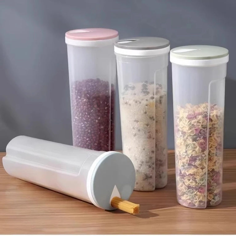Modern Plastic Food Storage Container with Lid for Spaghetti Storage
