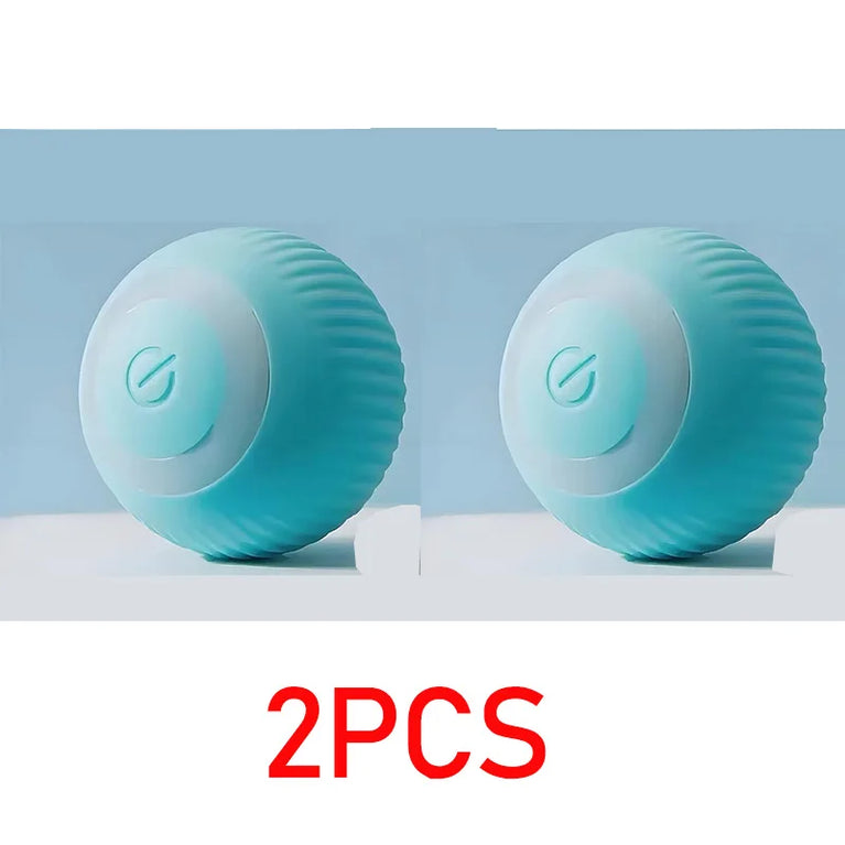 New Interactive Cat Ball Automatic Indoor Electric Roll Silicone Pet Toy MWJ01