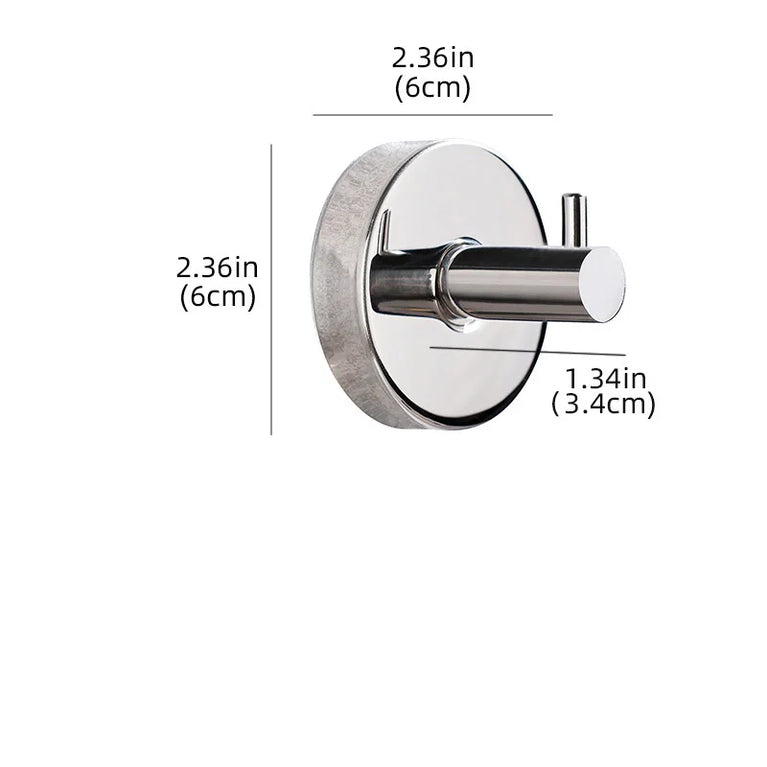 Bathroom Vacuum Suction Cup Hooks Towel Robe Holder Rack Stainless Steel Hook Hanger For Shower Glass Self Adhesive Wall Hooks