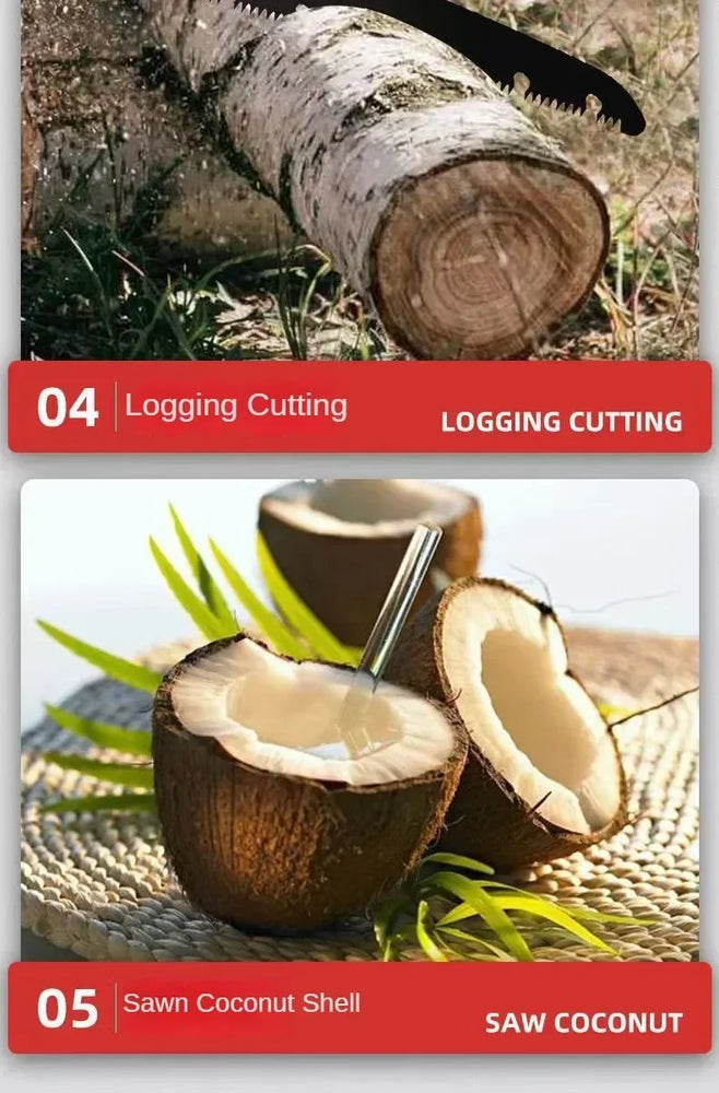 Professional Folding Hand Saw | High-Efficiency Woodworking & Logging Tool