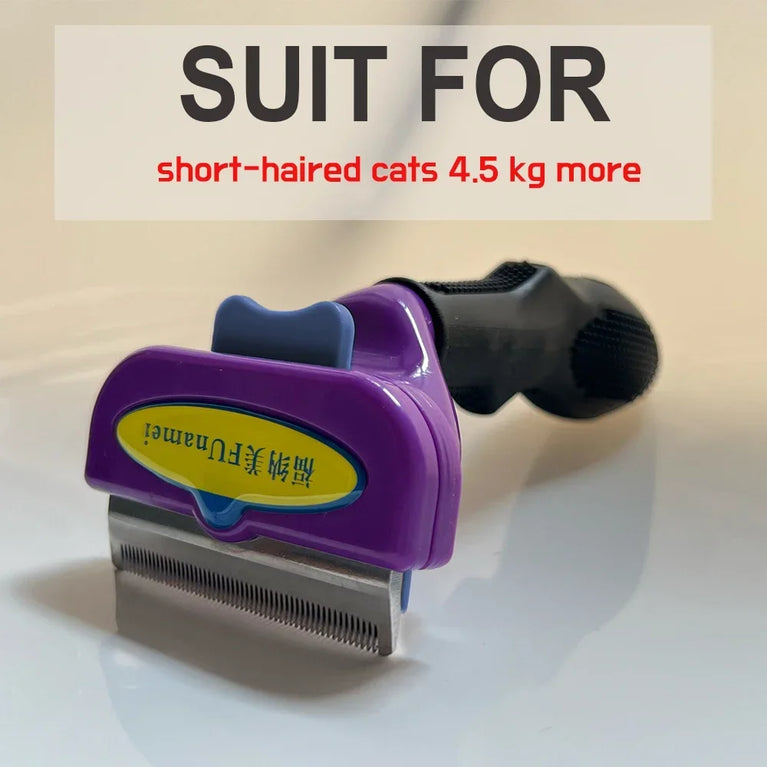 Pet Hair Remover Deshedding Brush Dog Cat Grooming Comb Tool