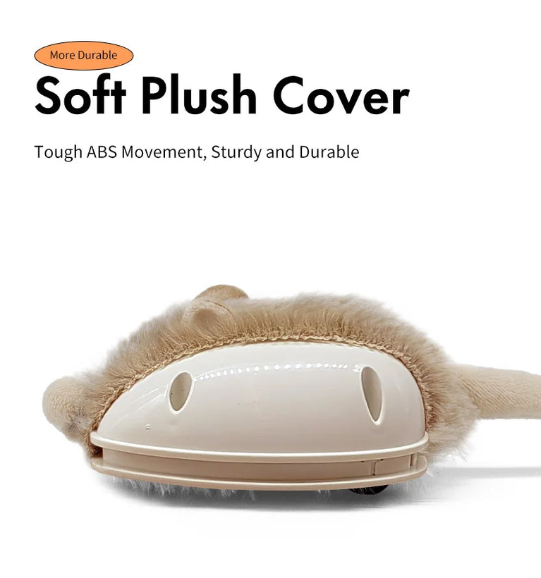 Rechargeable Motion Mouse Cat Toy Automatic Tail Wagging Interactive Sound Moving Pet Toy