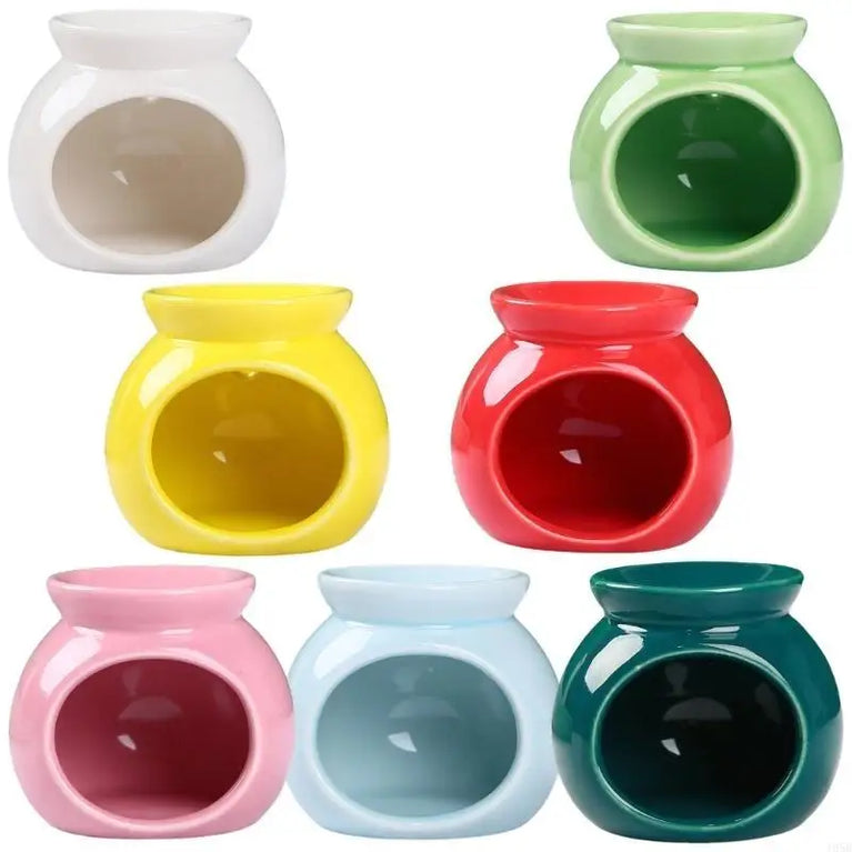 Minimalist Ceramic Incense & Wax Melt Burner | Portable Aromatherapy Diffuser