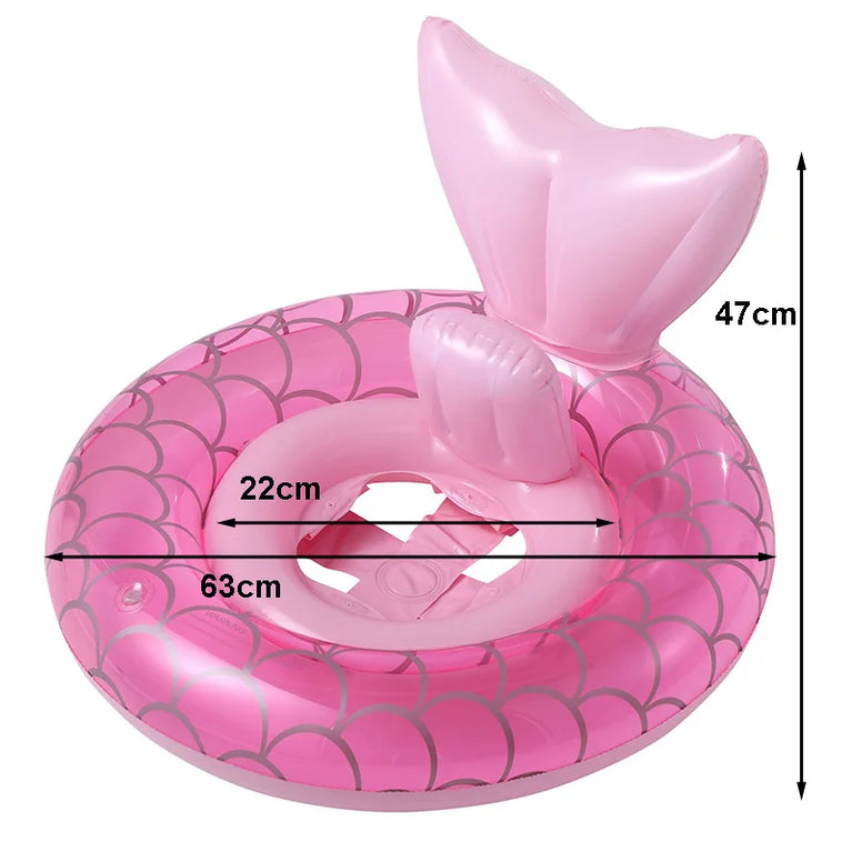 Baby Float with Sunshade | Flamingo & Unicorn Pool Swimming Ring