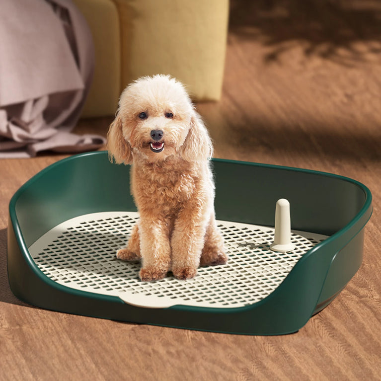 Pet Dog Toilet Potty Pan Trainer Anti Splash Puppy Cleaning Tool