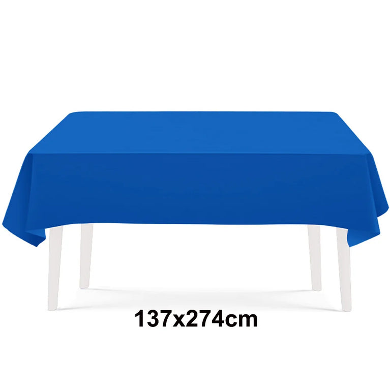 Solid Dark Blue Theme Disposable Tableware Set Party Decoration Kit