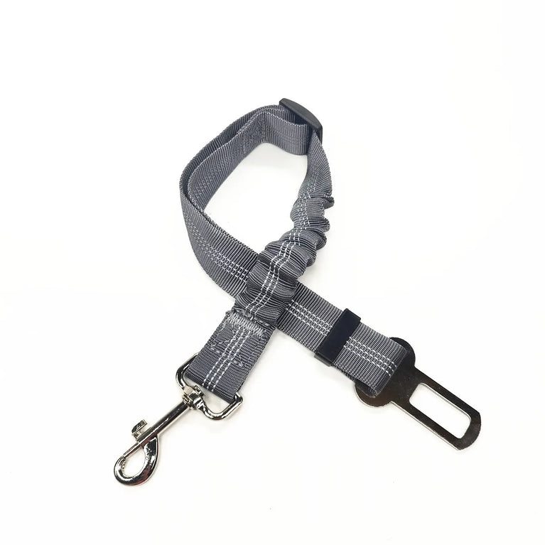 Adjustable Reflective Dog Car Seat Belt Harness With Lights Safety Travel Belt