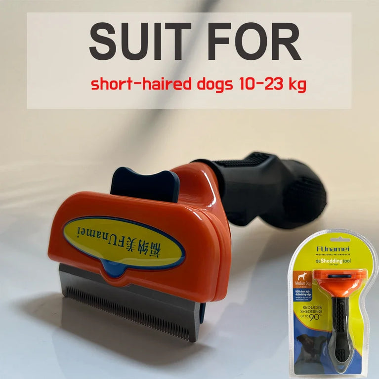 Pet Hair Remover Deshedding Brush Dog Cat Grooming Comb Tool