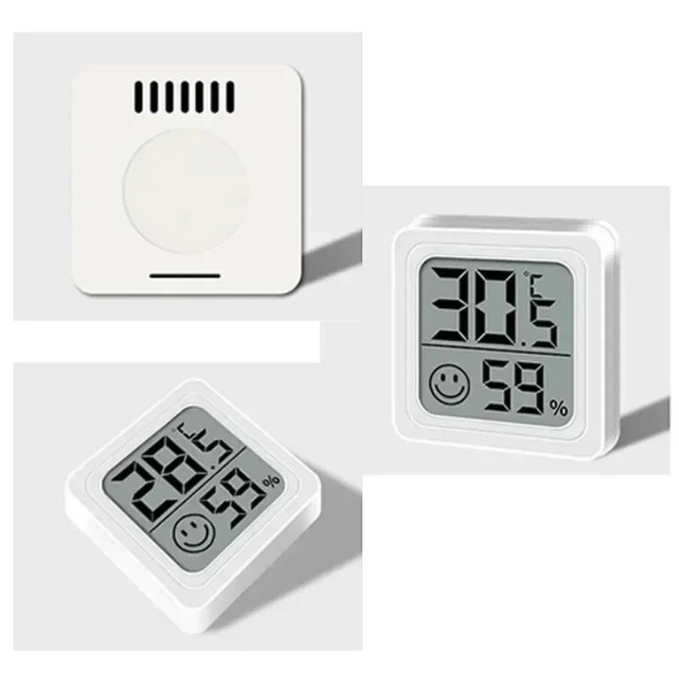 Mini Digital Thermometer & Hygrometer | 4-Piece Indoor Weather Station