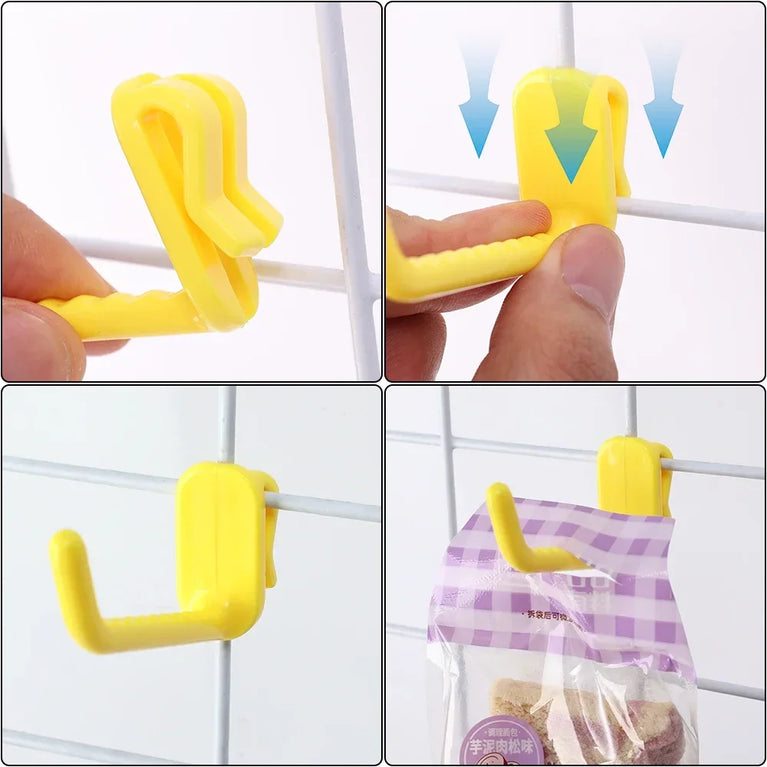 Supermarket Mesh Panel Hooks Multi-Purpose Display Racking Storage Hook