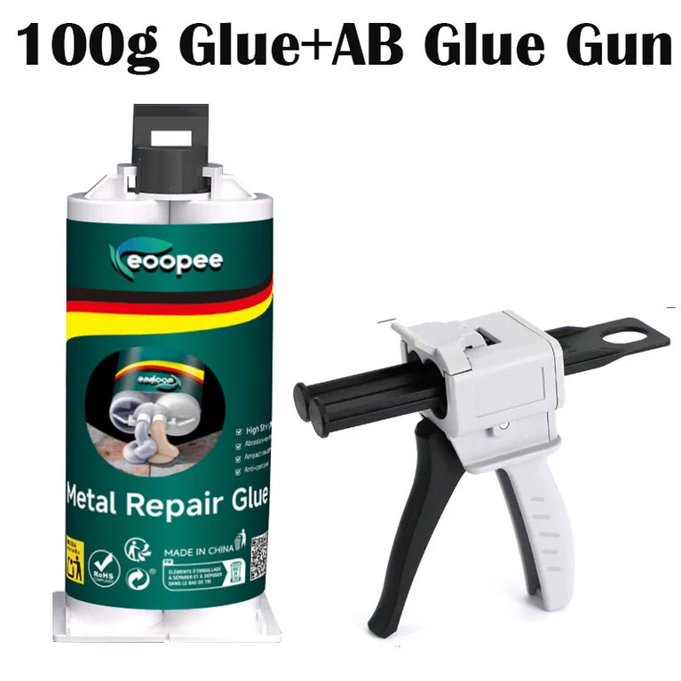 High-Strength Metal Repair Glue | Heat-Resistant AB Epoxy Adhesive & Sealant