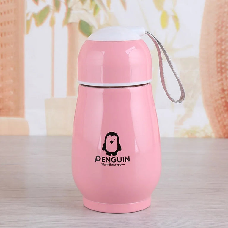 Mini Penguin Thermos Cup 180ml Travel Mug for Kids Insulated