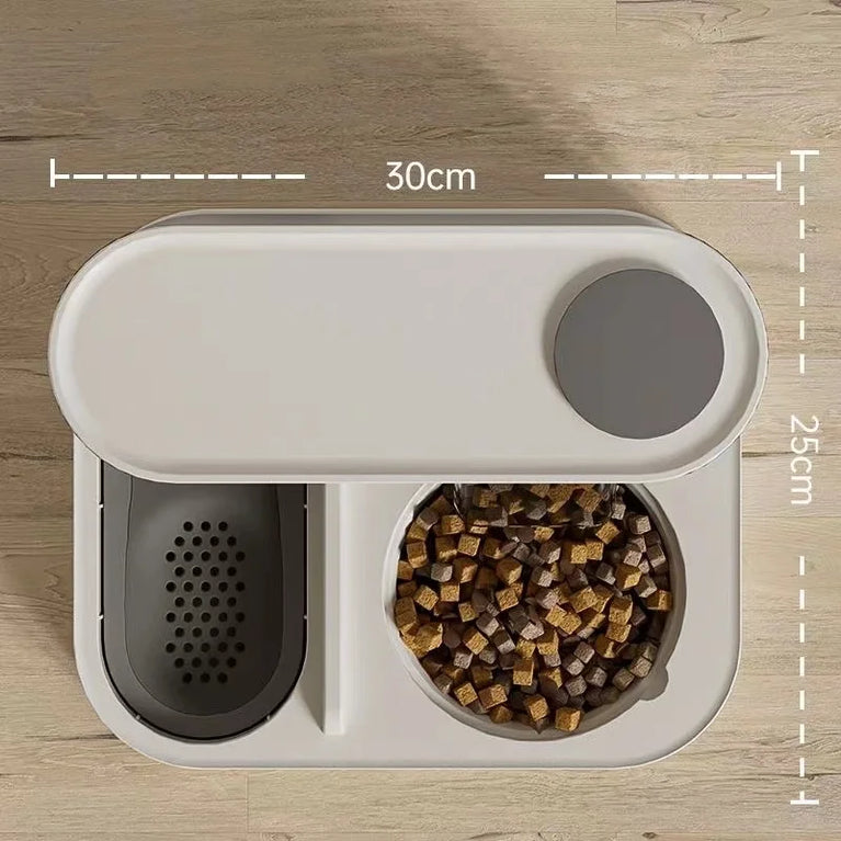Automatic Cat Feeder with WaterFountain Food Storage PetBowl Dispenser