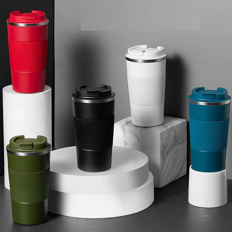 Coffee Thermos Cup Stainless Steel Vacuum Flask Travel Mug 500ml