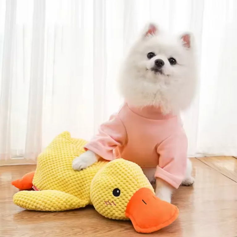 Duck Dog Toy Plush Chew Resistant Durable Dog Toy Quacking Sound
