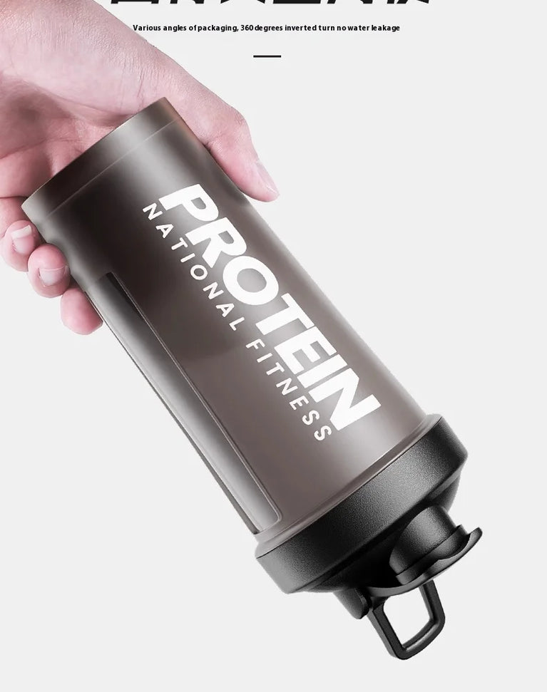 Protein Shaker Fitness Sports Waterbottle Mixing Cup for Gym Use