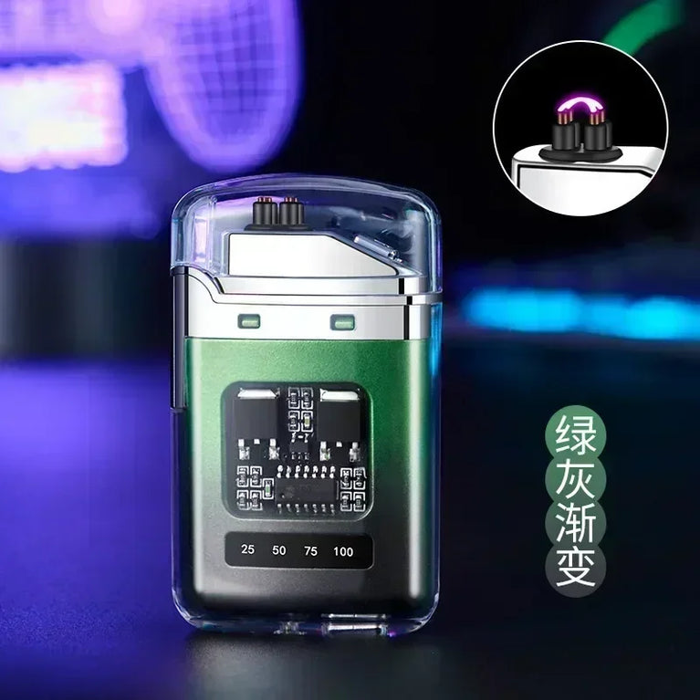 Electric Double Arc USB Plasma Lighter | Windproof Rechargeable Outdoor Tool