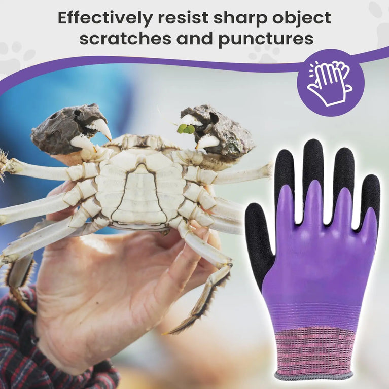 Waterproof Gardening Gloves Non Slip Elastic Protective Work Mitts