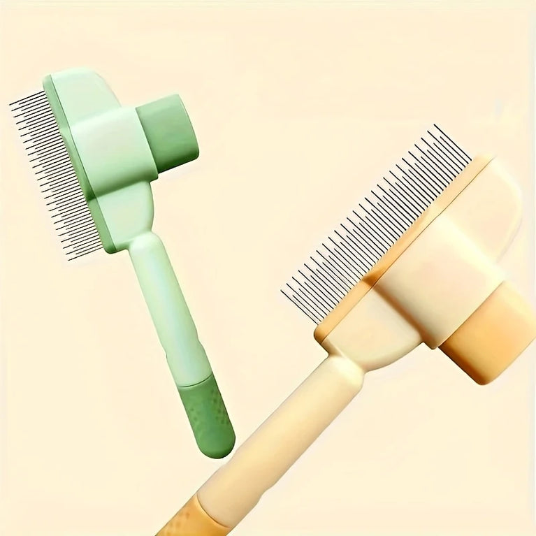 Stainless Steel Cat Grooming Comb Long Hair Undercoat Brush Tool