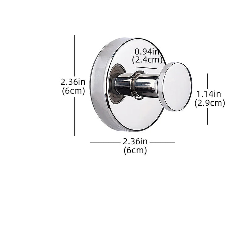 Bathroom Vacuum Suction Cup Hooks Towel Robe Holder Rack Stainless Steel Hook Hanger For Shower Glass Self Adhesive Wall Hooks