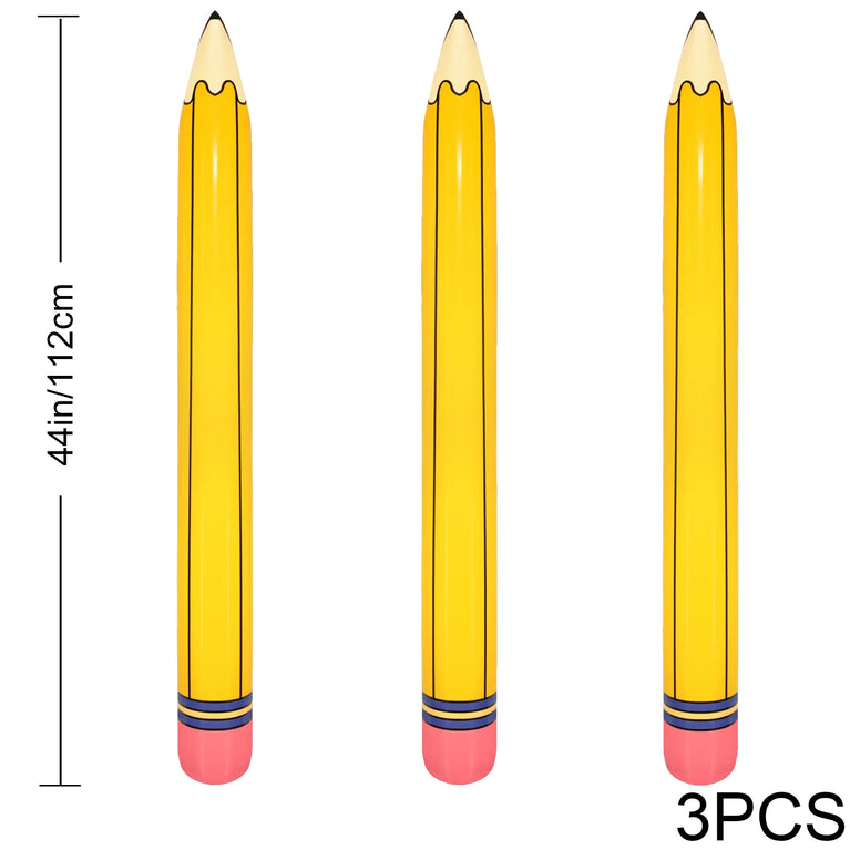 Giant Inflatable Pencil Balloon | 3D School-Themed Classroom & Graduation Decor