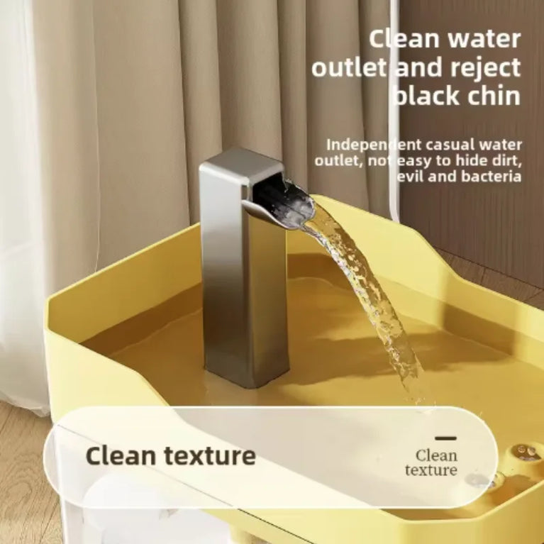 Cat Water Fountain Automatic Circulating Pet Water Dispenser Large Capacity Intelligent Charging System