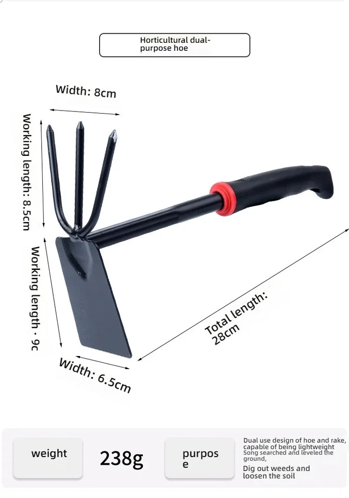 7-Piece Carbon Steel Mini Garden Tool Set for Potted Plants and Precision Gardening