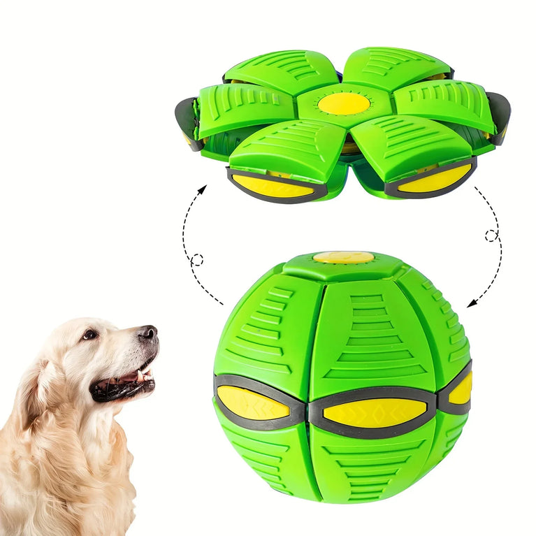 Flying Saucer Bouncing Ball Magic Ball Toy Pet Flying Disc Dogs