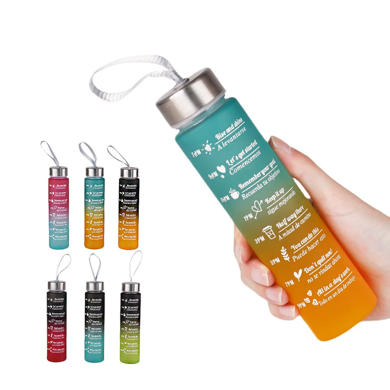 300ML Leak Proof BPA Free Fitness Sports Water Bottle Portable