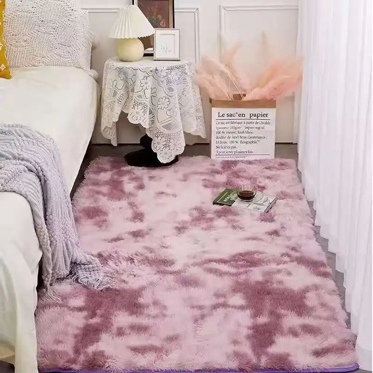 Fluffy Non-Slip Washable Area Rugs for Living Room and Bedroom