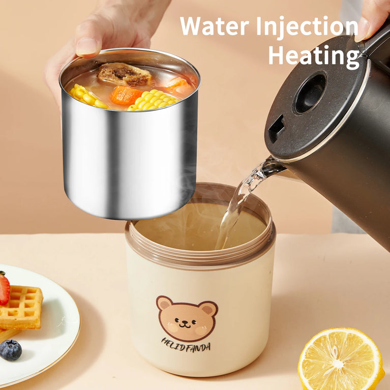 304 Stainless Steel Thermal Bento Lunch Box Leakproof Insulated Food Container
