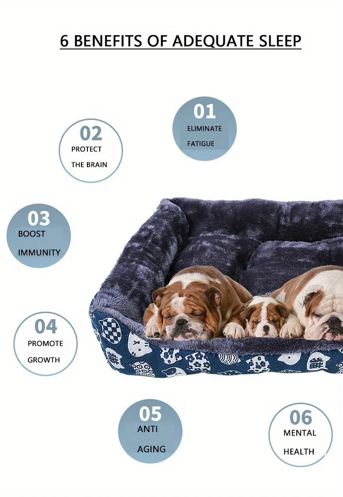Winter Pet Dog Bed Sofa Mat Comfortable Cushion Sleeping Bed
